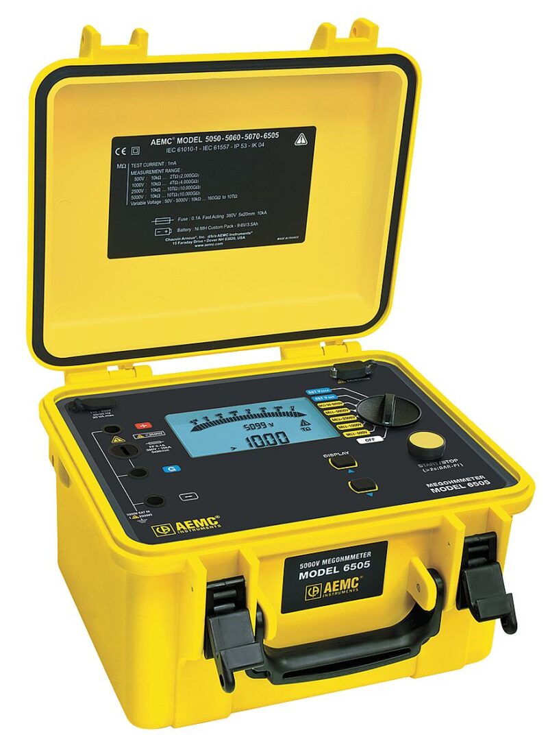 Megômetro AEMC 6505